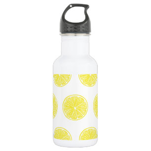 Lemon slices pattern design 532 ml water bottle