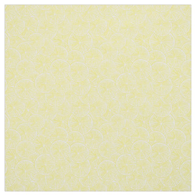 Lemon slices pattern design fabric (Swatch)