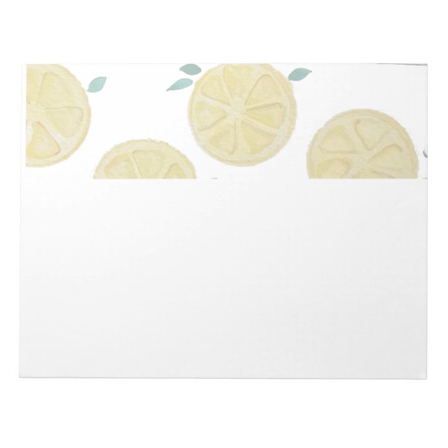 Lemon Slices Post-its Notepad (Front)