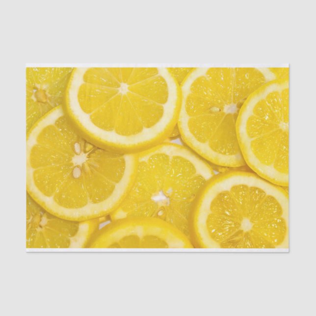 Lemon Slices Tissue Paper (Front)