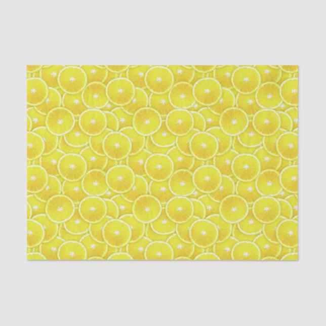 Lemon slices tissue paper (Front)