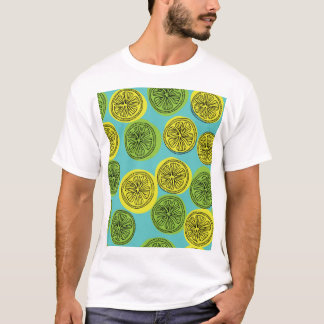 Lemon slices vintage illustration. T-Shirt