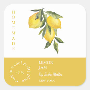 Lemon Small Business Label