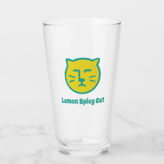 Lemon Spicy Cat Glass