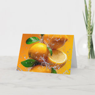 Lemon Splash Note Card