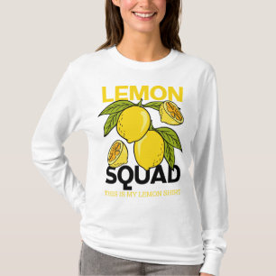 Lemon Squad Funny Lemonade Summer Citrus Fruit T-Shirt