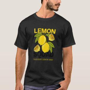 Lemon Squad Lemonade Summer Citrus Fruit T-Shirt