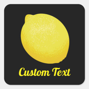 Lemon Square Sticker