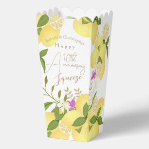 Lemon Squeeze Anniversary Thank You Favour Box