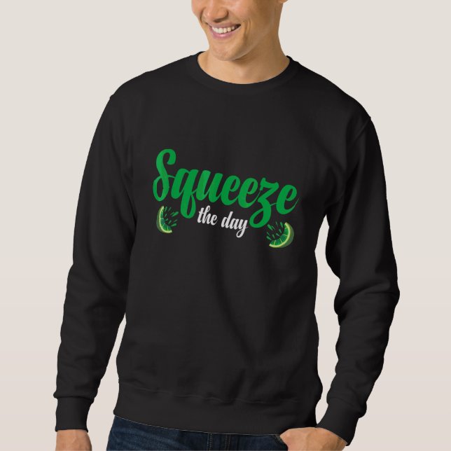 Lemon Squeeze Day Lemonade  Lemon Juice Sweatshirt (Front)