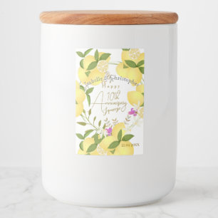 Lemon Squeeze Food Label