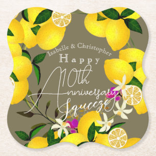 Lemon Squeeze  Paper Coaster