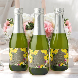 Lemon Squeeze  Sparkling Wine Label