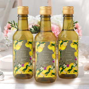 Lemon Squeeze  Wine Label
