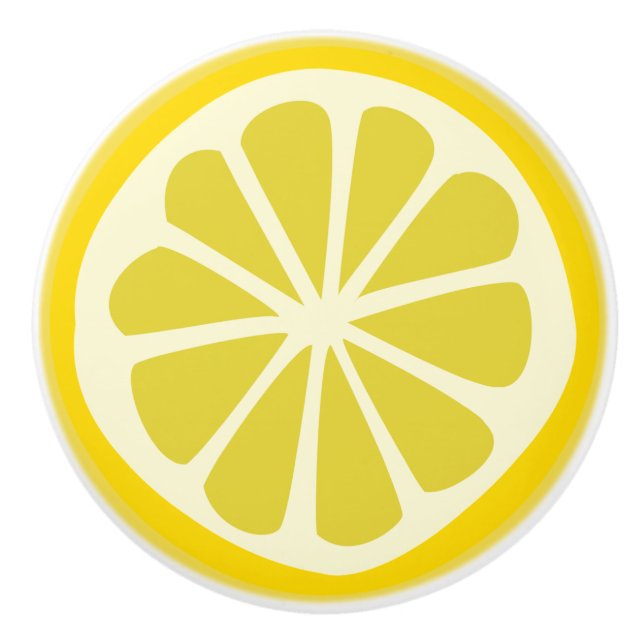 Lemon Squeezy Ceramic Knob (Front)