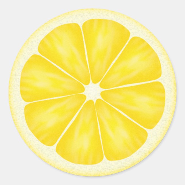 Lemon - SRF Classic Round Sticker (Front)