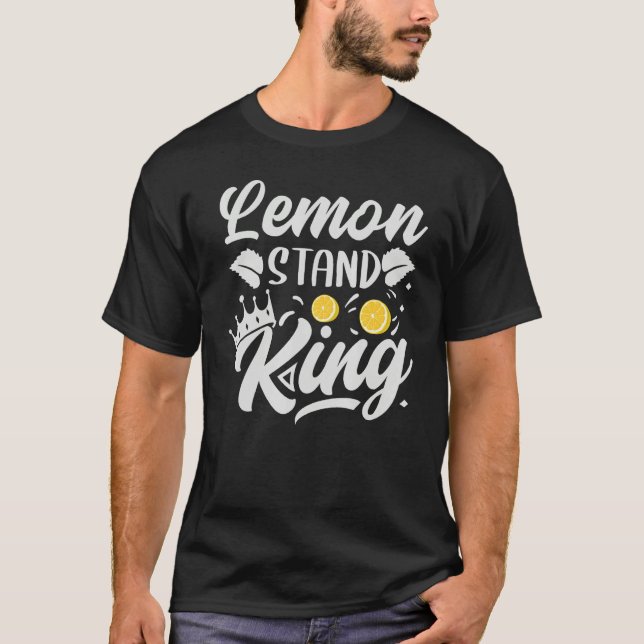 Lemon Stand King  Lemonade Summer  Son  Nephew T-Shirt (Front)