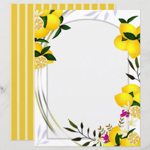 Lemon Stationery Paper