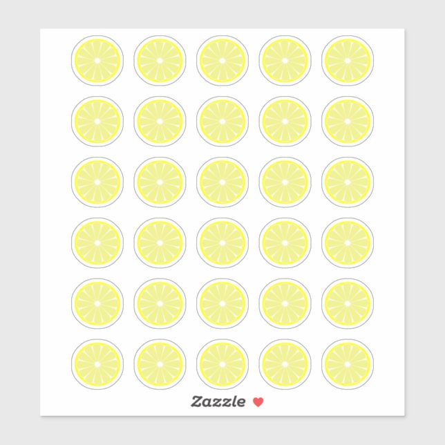 Lemon Stickers (Sheet)