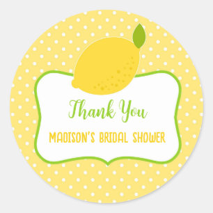 Lemon Stickers - Cute Fun Yellow Green Lemonade