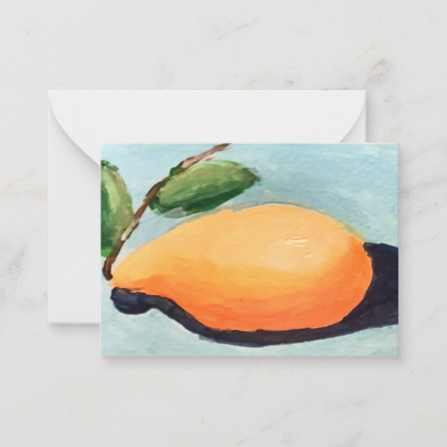 Lemon Still Life Card (Front)