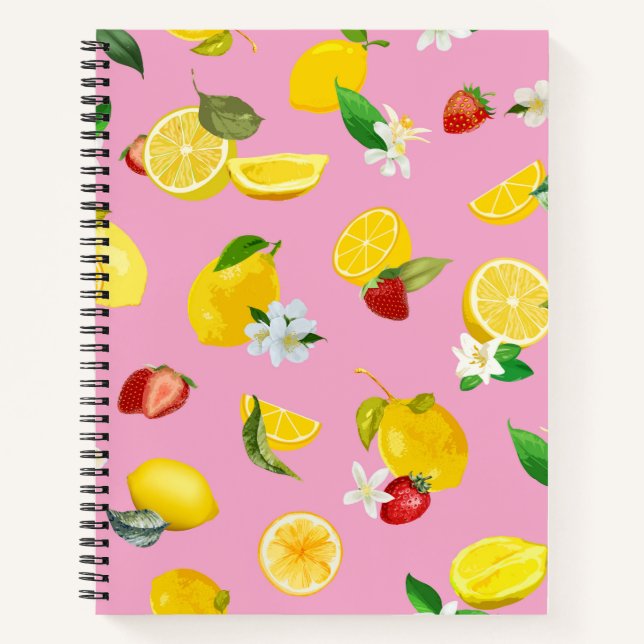 Lemon & Strawberry 1 Notebook (Front)