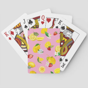 Lemon & Strawberry 1 Playing Cards