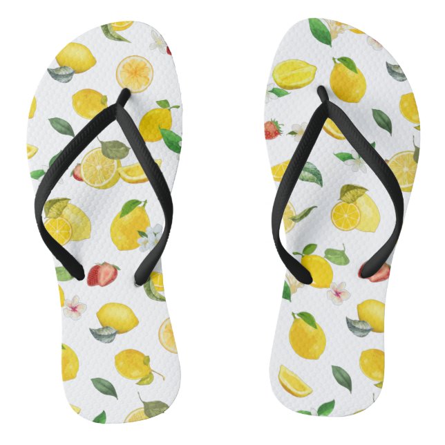 Lemon & Strawberry 2 Jandals (Footbed)
