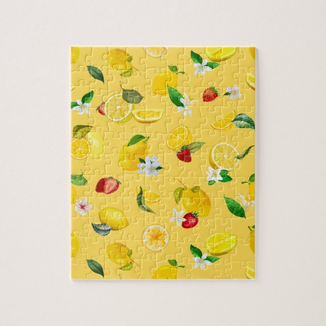 Lemon & Strawberry 3 Jigsaw Puzzle (Vertical)