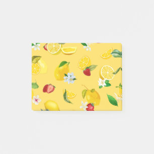 Lemon & Strawberry 3 Post-it Notes