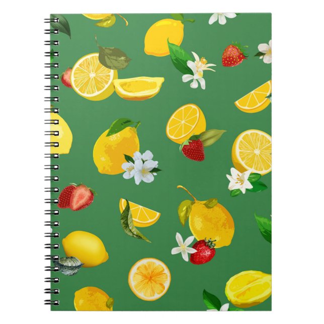 Lemon & Strawberry 4 Notebook (Front)