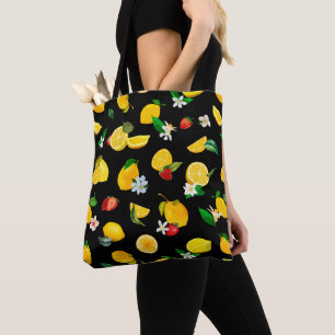 Lemon & Strawberry 5 Tote Bag