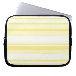 Lemon stripes laptop sleeve