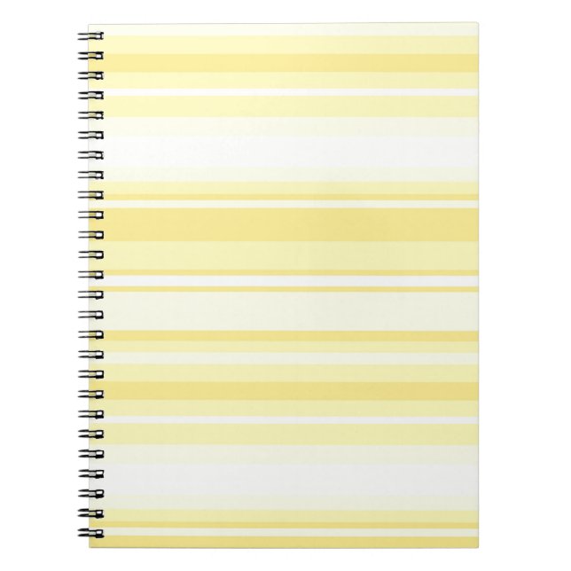 Lemon stripes spiral notebook (Front)