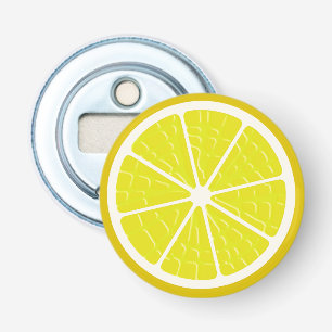Lemon Stylised Fruit Slice Bottle Opener