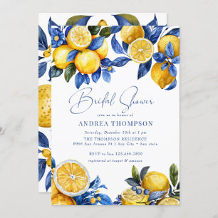 Lemon   Summer Bridal Shower Invitation