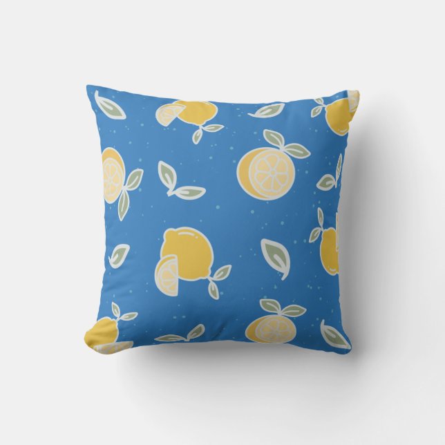 Lemon Summer Pillow (Front)