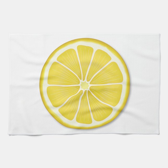 Lemon Summer Splash Tea Towel (Horizontal)
