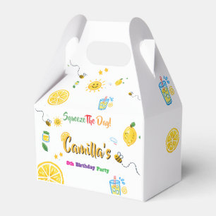 Lemon Summer Theme Kids Birthday Favour Box