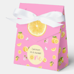 Lemon Sweet One Birthday Favour Box