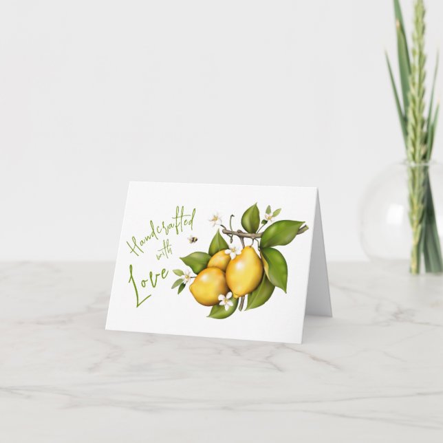 Lemon  thank you card (Front)
