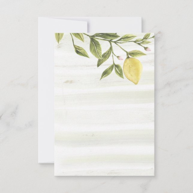 Lemon Thank You Cards (Front)