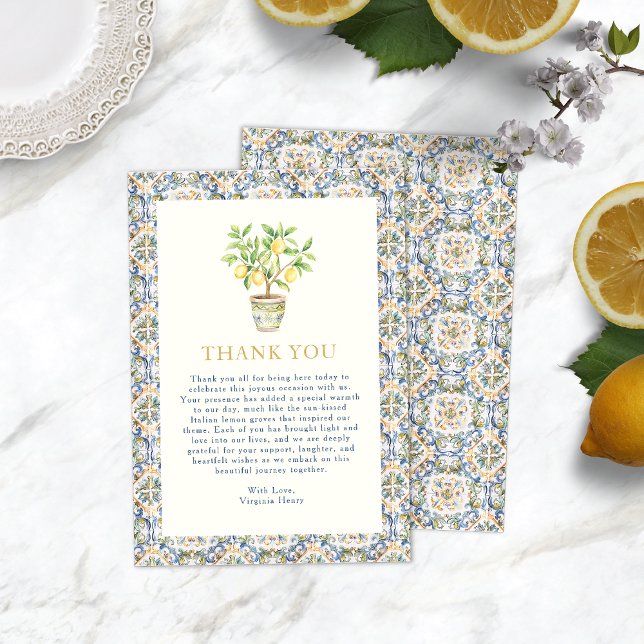 Lemon Thank You Cards (Lemon Thank You Cards
)