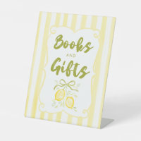 Lemon Theme Baby Shower Books & Gifts