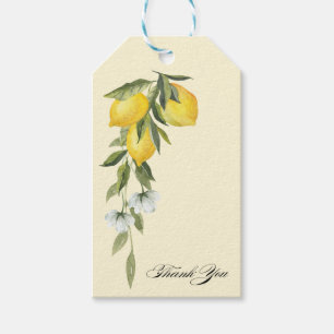 Lemon Themed Bridal Shower Favor Gift Tag