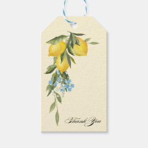 Lemon Themed Bridal Shower Favor Gift Tag