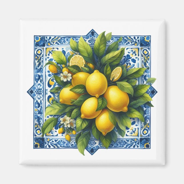Lemon Tile Magnet   (Front)