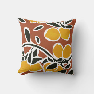 Lemon Tree Branches I Cushion