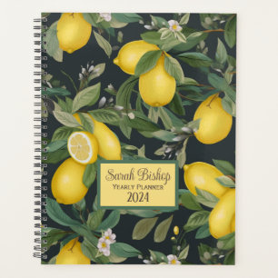Lemon Tree Custom Yearly Planner Hardcover