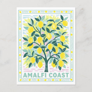 Lemon Tree in Amalfi Italy Postcard